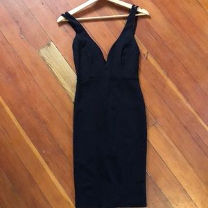 Lulu’s Black Bodycon Midi Dress